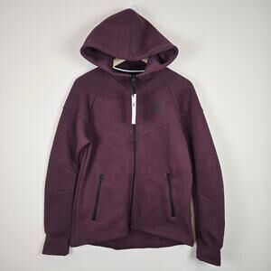 Nike Sportswear Tech Fleece Windrunner Women's Size M Full-Zip Hoodie FB8338-652